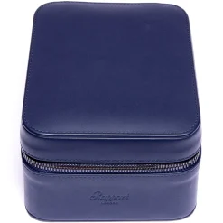Rapport | Hyde Park Two Watch Zip Case Navy | D263