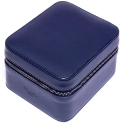 Rapport | Hyde Park Two Watch Zip Case Navy | D263