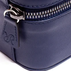 Rapport | Hyde Park Two Watch Zip Case Navy | D263