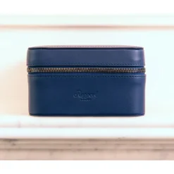 Rapport | Hyde Park Two Watch Zip Case Navy | D263
