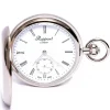 Rapport | Mechanical Double Hunter Pocket Watch Silver | PW61