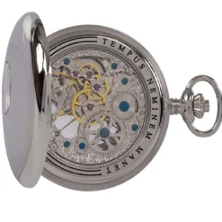 Rapport | Mechanical Half Hunter Skeleton Pocket Watch 53mm | PW45