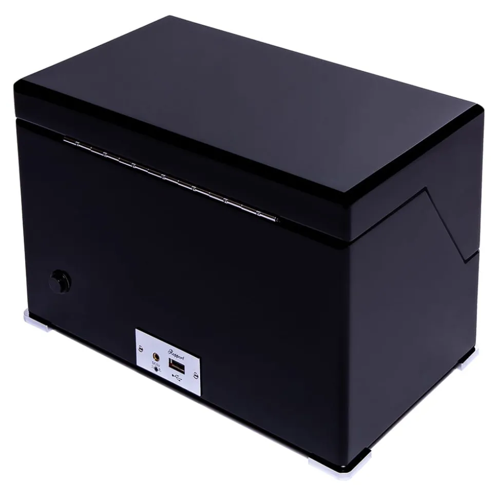 RAPPORT – Perpetua III Duo Watch Winder in Ebony Black W572