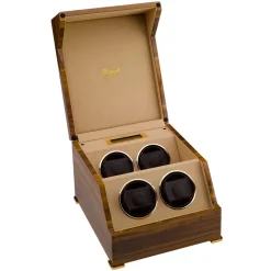 RAPPORT – Perpetua III Quad Watch Winder in Walnut W584