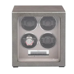 Rapport | Quantum Quad Watch Winder Silver | W624
