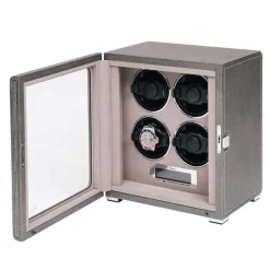 Rapport | Quantum Quad Watch Winder Silver | W624