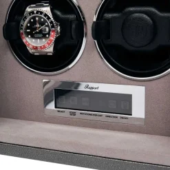 Rapport | Quantum Quad Watch Winder Silver | W624