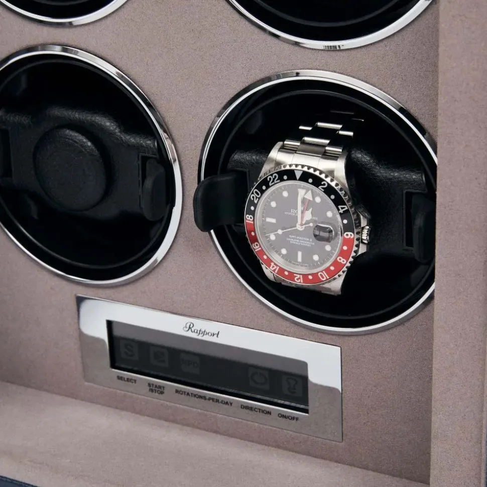Rapport | Quantum Quad Watch Winder Navy | W634