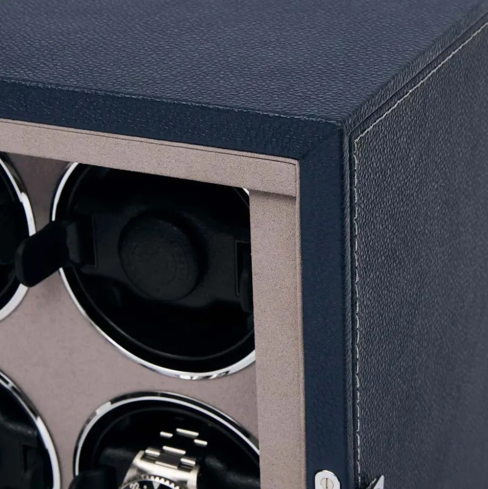 Rapport | Quantum Quad Watch Winder Navy | W634