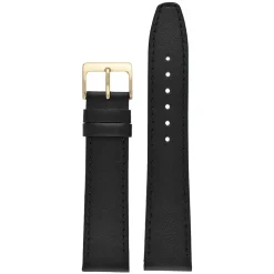 Richmond | Black Stitched Calf Leather Watch Strap | W100S