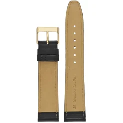 Richmond | Black Stitched Calf Leather Watch Strap | W100S
