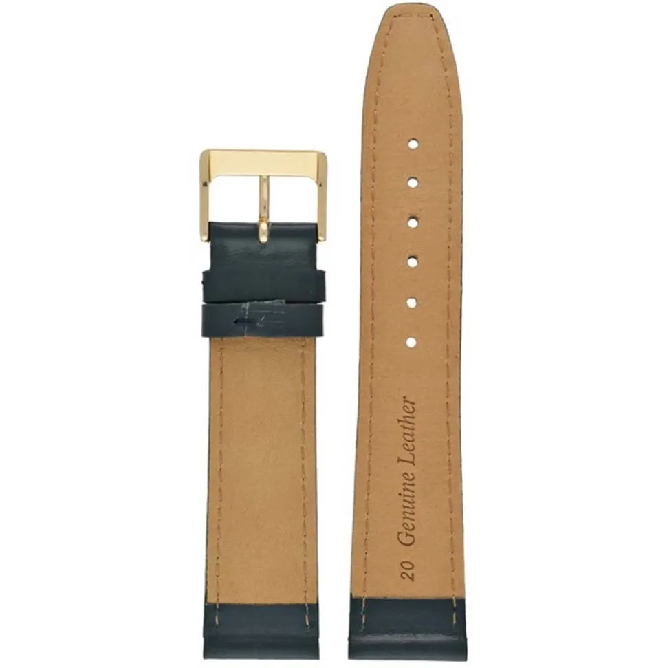 Richmond | Blue Stitched Calf Leather Watch Strap | W103S