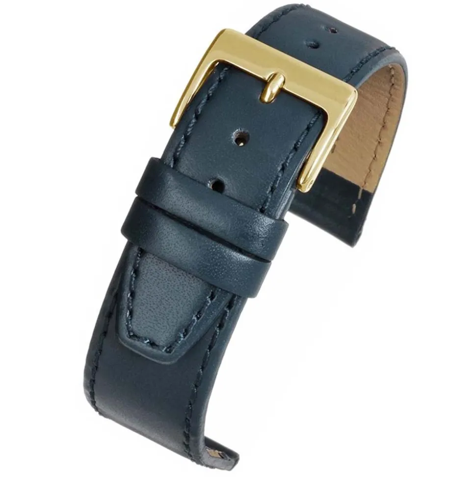 Richmond | Blue Stitched Calf Leather Watch Strap | W103S