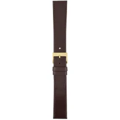 Richmond | Extra Long Brown Stitched Calf Leather Watch Strap | WX105S