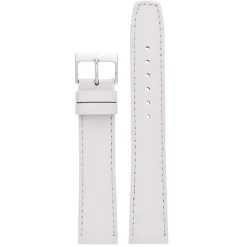Richmond | Extra Long White Stitched Calf Leather Watch Strap | WX104S