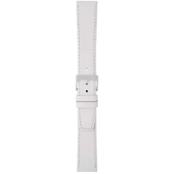 Richmond | Extra Long White Stitched Calf Leather Watch Strap | WX104S