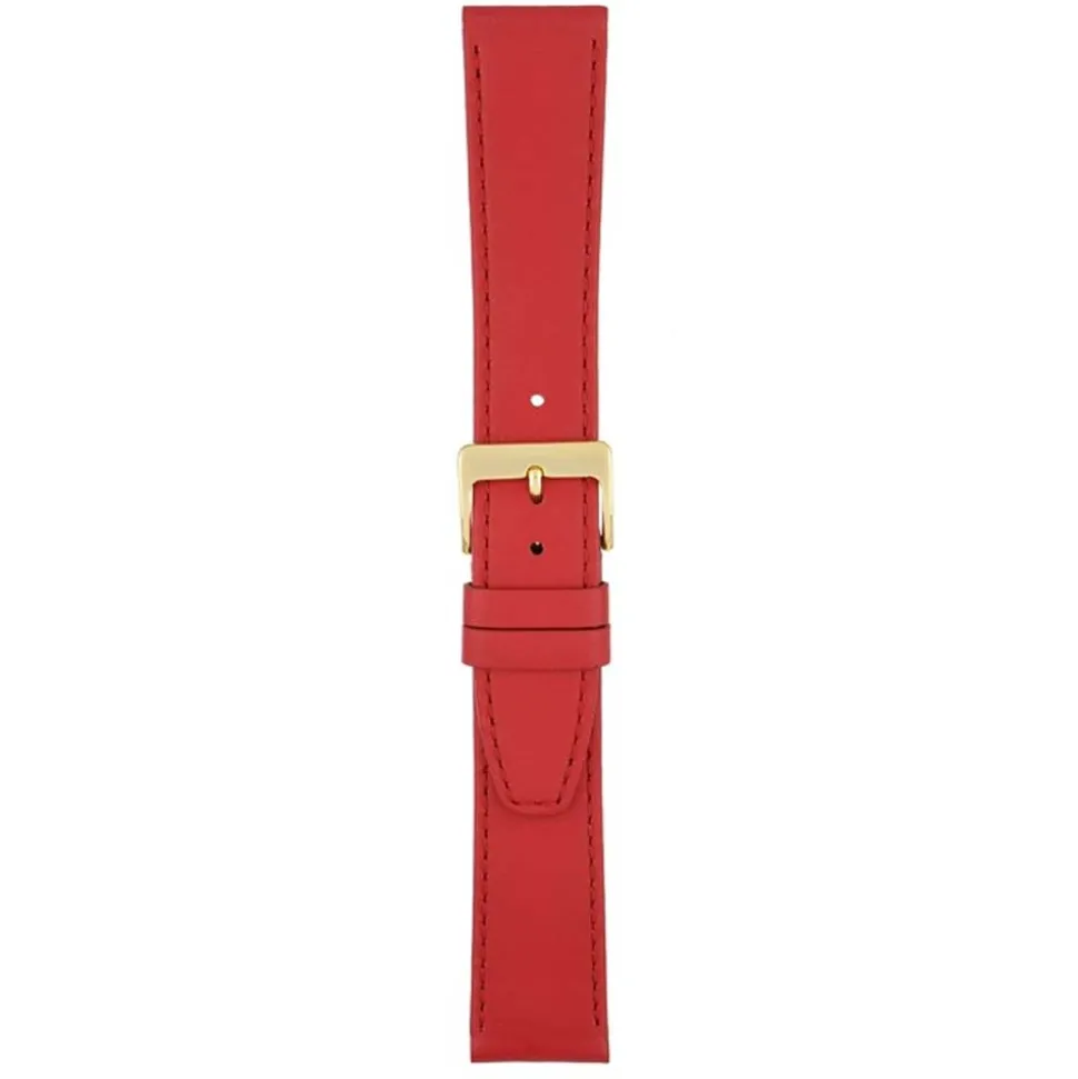 Richmond | Red Stitched Calf Leather Watch Strap | W107S