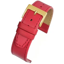 Richmond | Red Stitched Calf Leather Watch Strap | W107S