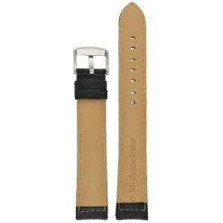 RILEY Extra Extra Long Black Padded Watch Strap WXH100