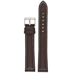 RILEY Extra Extra Long Brown Padded Watch Strap WXH105
