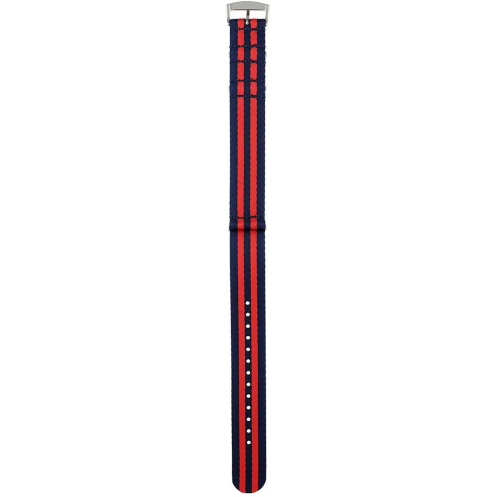 Seatbelt | Nylon Military Watch Strap Navy/Red | MOD33