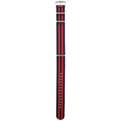 Seatbelt | Nylon Military Watch Strap Navy/Red | MOD33