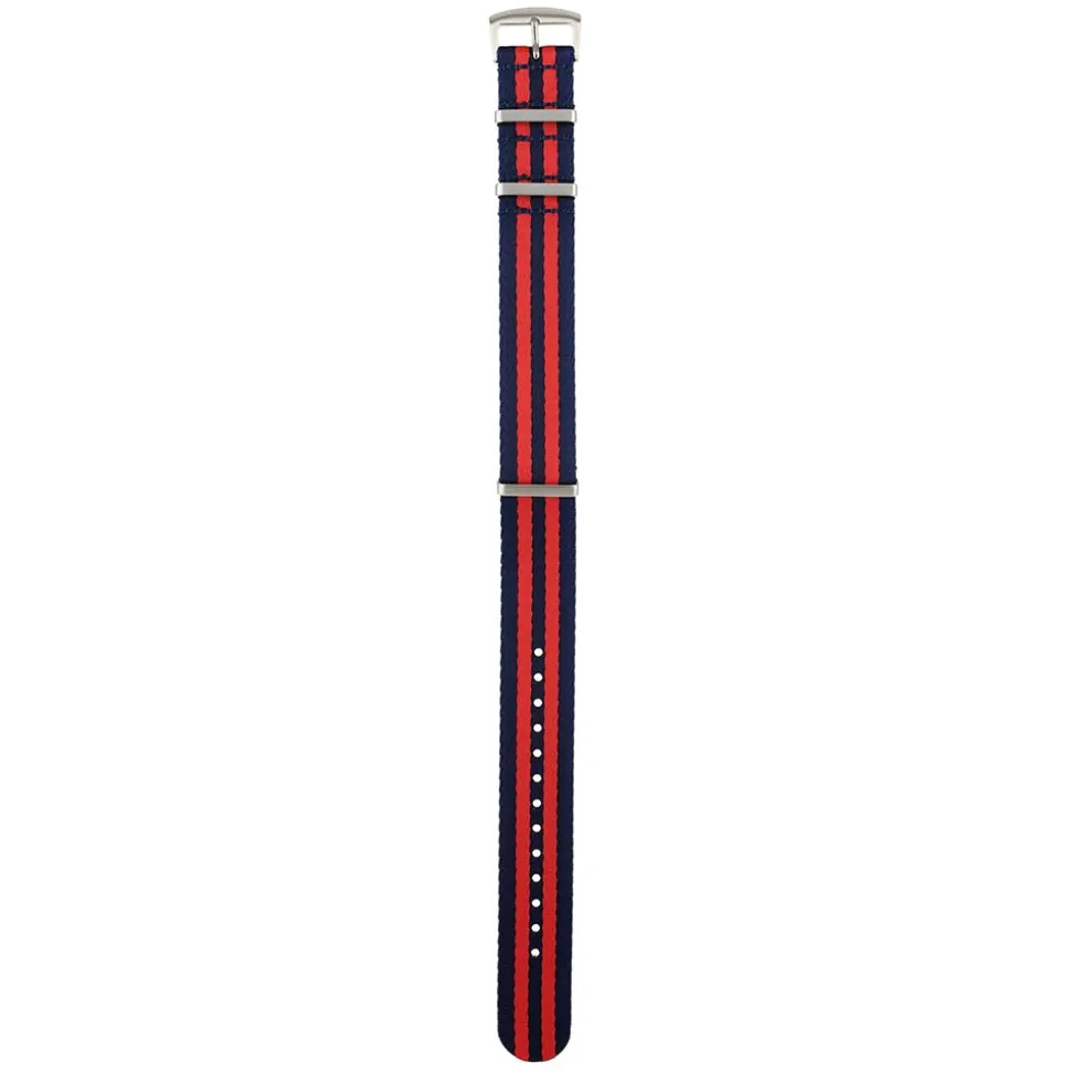 Seatbelt | Nylon Military Watch Strap Navy/Red | MOD33