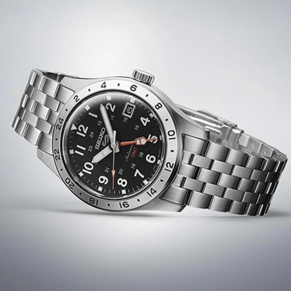 Seiko | Seiko 5 Sports Field Deploy Mechanical GMT | SSK023K1