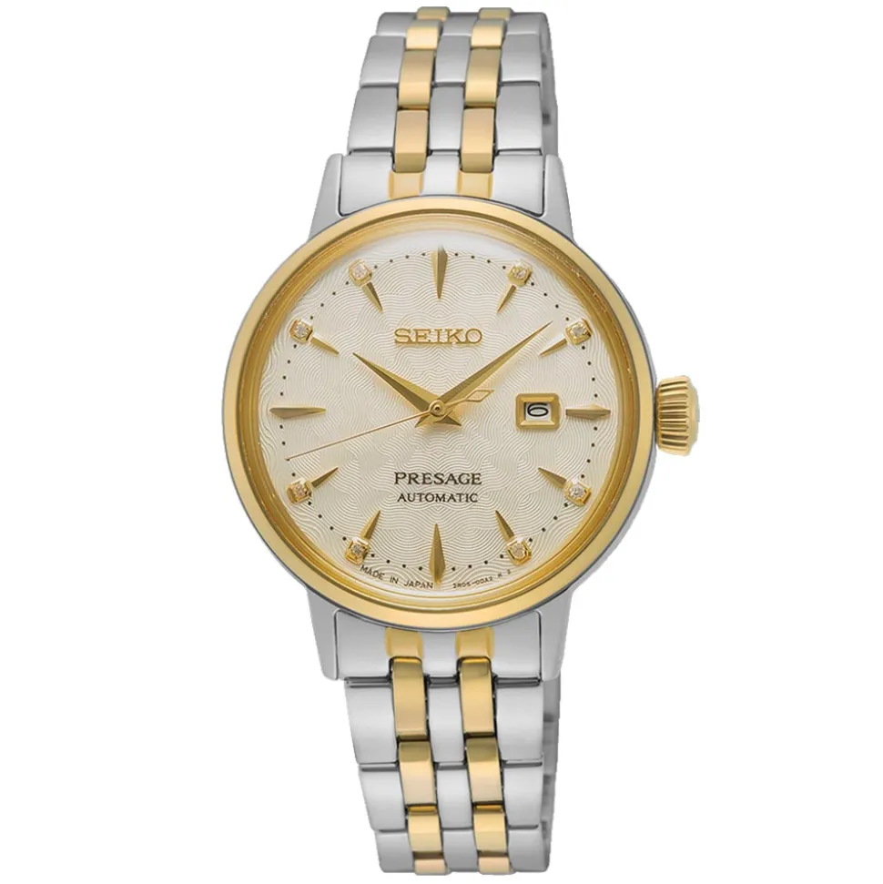 Seiko Presage | Cocktail Time ‘White Lady’ Diamond Twist | SRE010J1