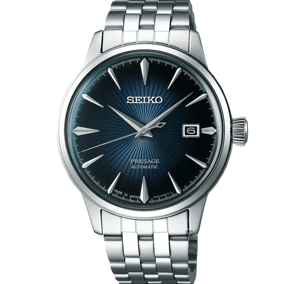 SEIKO PRESAGE – Cocktail Time Blue Dial Watch SRPB41J1