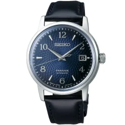 SEIKO PRESAGE – Old Clock Cocktail Time Blue Dial Automatic Watch SRPE43J1