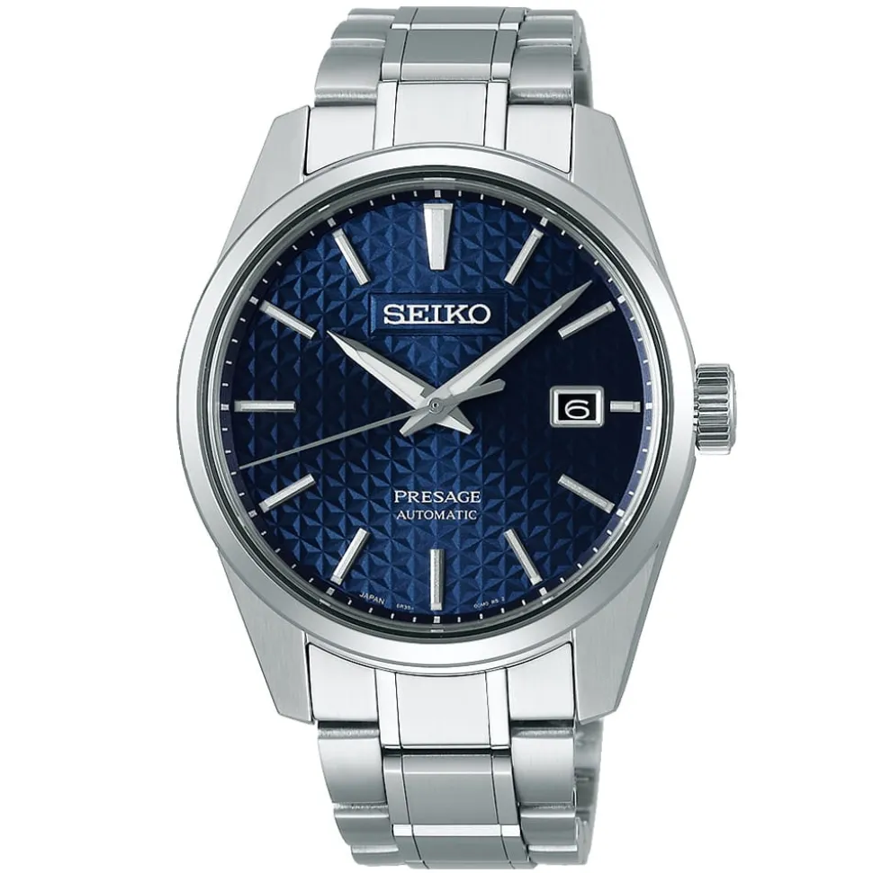 SEIKO PRESAGE – Sharp Edged Series Blue Dial Watch SPB167J1