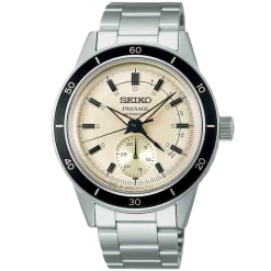 Seiko Presage | Style 60s Ivory Dial Power Reserve | SSA447J1