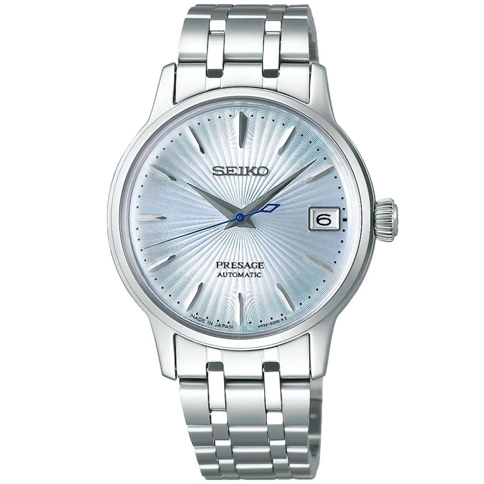 SEIKO PRESAGE – Women’s Skydiving Cocktail Time Blue Dial Watch SRP841J1