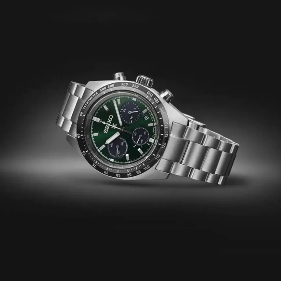 Seiko Prospex | ‘Deep Green’ Speedtimer Solar Chrono | SSC933P1
