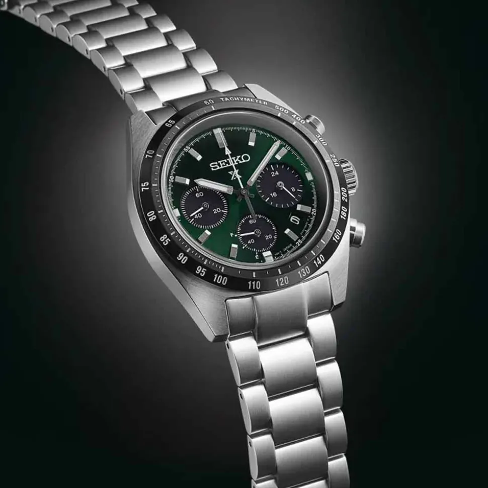 Seiko Prospex | ‘Deep Green’ Speedtimer Solar Chrono | SSC933P1