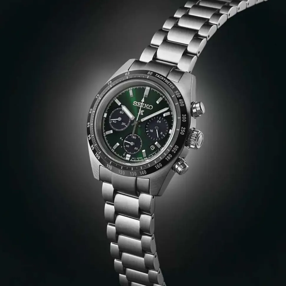 Seiko Prospex | ‘Deep Green’ Speedtimer Solar Chrono | SSC933P1