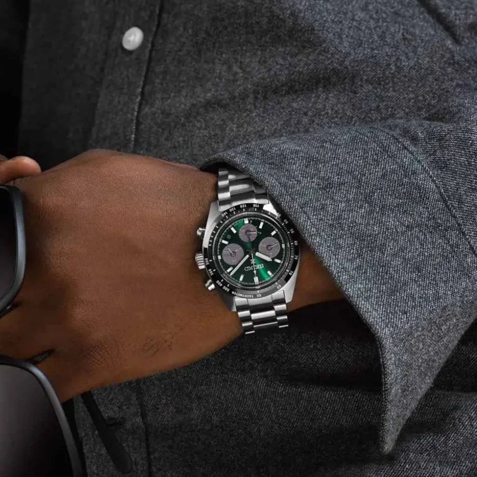 Seiko Prospex | ‘Deep Green’ Speedtimer Solar Chrono | SSC933P1