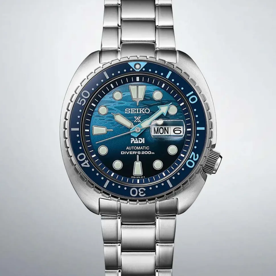Seiko Prospex | ‘Great Blue’ Turtle Scuba PADI Special Edition | SRPK01K1