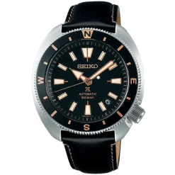 SEIKO PROSPEX – “Tortoise” Land Edition Black Strap Watch SRPG17K1