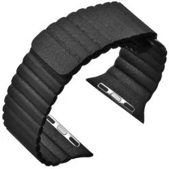 Shoreditch | Black Magnetic Silicone Strap to fit Apple Watch® | APLM-BLK