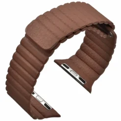 Shoreditch | Brown Magnetic Silicone Strap to fit Apple Watch® | APLM-BRN