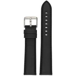 SOHO Black Water Resistant Quick Release Leather Watch Strap WH680Q