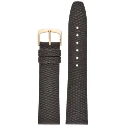 STRATFORD Brown Lizard Grain Leather Watch Strap W401