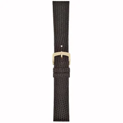 STRATFORD Brown Lizard Grain Leather Watch Strap W401