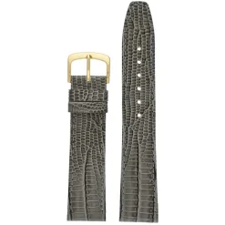 Tate | Grey Teju Lizard Grain Watch Strap | WH408