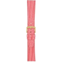 Tate | Pink Teju Lizard Grain Watch Strap | WH409