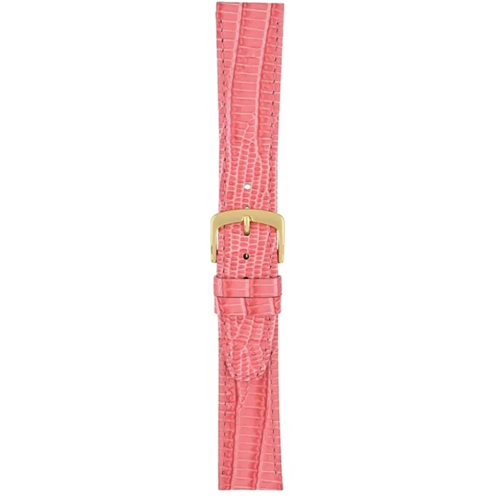 Tate | Pink Teju Lizard Grain Watch Strap | WH409