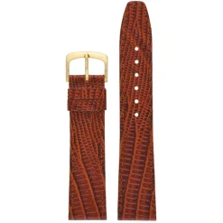 Tate | Tan Teju Lizard Grain Watch Strap | WH405