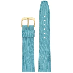 Tate | Turquoise Teju Lizard Grain Watch Strap | WH403